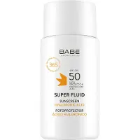 Babe Super Fluid Sunscreen Hyaluronic Acid Spf50 50 ml Vloeistof