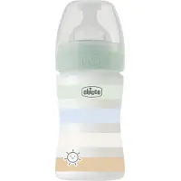 Chicco zuigfles Siliconen Well Being 150ml groen