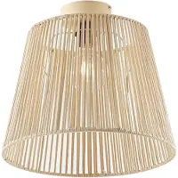 QAZQA Japandi buiten plafondlamp met beige touw IP54 - Jayla