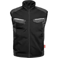 Havep 50184 Bodywarmer Attitude Zwart/Charcoal maat M heren