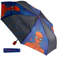 Spider-man Spiderman Paraplu - Kinderparaplu - 94 cm - Metaal frame - Blauw