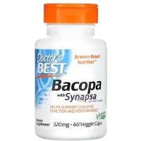 Doctors Best - Bacopa met Synapsa, 320 mg - 60 vegetarische capsules