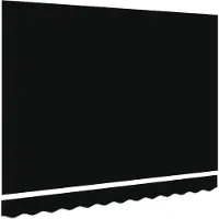 vidaXL Vervangingsdoek voor zonnescherm Zwart 330 x 245 cm Polyester