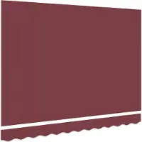 vidaXL Vervangingsdoek voor zonnescherm Bordeauxrood 330 x 195 cm