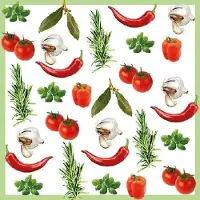 Ambiente Lunch Servetten - Italian Vegetables