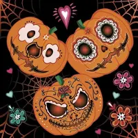 Daisy - Lunch servetten - Mexican pumpkins