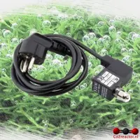 Oxyturbo CO2 aquarium magneetventiel 1/8” bu.dr. x 4/6mm snelkoppeling.