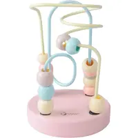 Classic World houten motoriek spiraal educatief speelgoed multicolor.