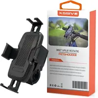 Xssive B9 Telefoonhouder Fiets - Schokbestendig - Voor Alle Telefoons o.a Fold, Flip & Opvouwbare Modellen - GSM Houder Fiets - 360° Draaibaar