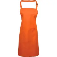Premier Colours Collection Bib Apron With Pocket | Maat: Één maat