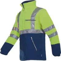 SIOEN Signalisatie Fleece Jas Kingley 497za2t01 | Maat: S