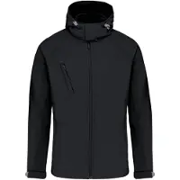 Kariban Heren Softshell Jas Met Afneembare Capuchon | Maat: S