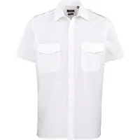 Premier Pw212 Pilot Shirt Short Sleeve Regular Fit | Maat: 17