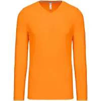 Kariban T-shirt V-hals lange mouwen K358