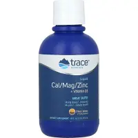 Trace Minerals - Vloeibare Calcium/Magnesium/Zink - Piña Colada Smaak (473 ml)