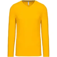 Kariban T-shirt V-hals lange mouwen K358