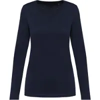 Kariban Premium PK307 Supima dames-T-shirt V-hals lange mouwen