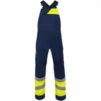Havep 20446 Amerikaanse Overall High Visibility+ Marine/Fluo Geel maat 52 heren