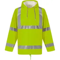 Yoko YK450 Hi-Vis Soft Flex Breathable Rain Jacket