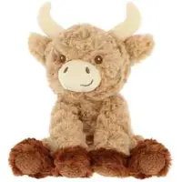 Keel Toys schotse hooglander koe - 15 cm - Dieren knuffelbeesten