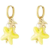 Yehwang Palms oorbellen Yellow