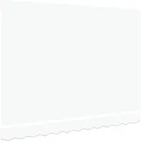 vidaXL Vervangingsdoek zonnescherm voor 3,5x2,5 m Wit Polyester