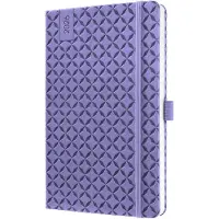 Sigel weekagenda Flair 2026 - formaat A5 - Dark Purple - hardcover - SI-J6125