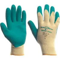 Safeworker SW 85 (10PR) POL/katoen/LATEX handschoen 01080178 - 10 stuks