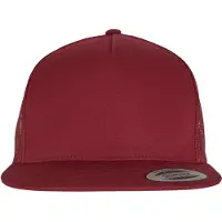Flexfit Pet 'Classic' donkerrood / zwart / wit