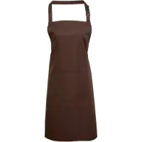 Premier Colours Collection Bib Apron With Pocket | Maat: Één maat