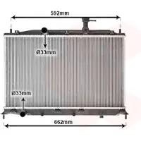 VAN WEZEL 82002188 Radiateur