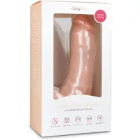 EasyToys - dildo met zuignap en ballen - 20 cm - huidskleur
