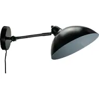 Dyberg Larsen Wandlampe , Futura, Zwart, Woonkamer, Metaal, Designer