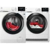 AEG Bundel - Wasmachine LR63U944 PROSENSE UNIVERSALDOSE + Droogkast TR79G34B SensiDry