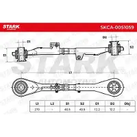 Stark SKCA-0051059 Draagarm