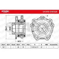 Stark SKWB-0181526 Wiellagerset
