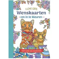 Deltas Wenskaarten om in te kleuren