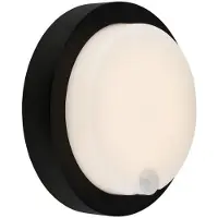 Briloner Pula - Wandlamp Oplaadbaar - buitenverlichting - buitenlamp met bewegingssensor - met akku - USB-C - 4W - zwart