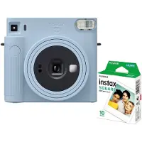 Fujifilm instax SQUARE SQ 1 Set Polaroidcamera Blauw Met ingebouwde flitser
