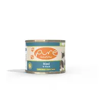 Pure - Kattennatvoer Rund & Koolvis – Natuurlijk Voer met 68% Dierlijke Ingrediënten – Zonder Toevoegingen –6x195gr