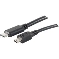 Shiverpeaks BS77144-3.0, 3 meter, USB-C, Mini-USB B, USB 2.0, 0,48 Gbit/s, zwart