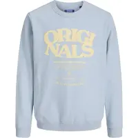Jack & jones Sweatshirt lichtblauw / geel