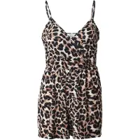 About You Jumpsuit 'Jessica' beige / cognac / zwart