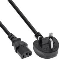 InLine Netsnoer, netstekker Engeland, IEC-stekker C13, 1,8 m