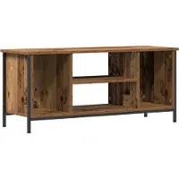 vidaXL TV Kast 102 x 35 x 45 cm Oud Hout Bewerkt hout