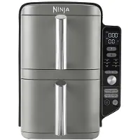 Ninja Double Stack XL Dubbel 9,5 l Vrijstaand 2470 W Heteluchtfriteuse Zwart