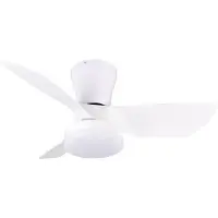 TRIO Plafondventilator met LED lamp | Randers | Ø 76 cm | 2700-6000K | Wit | 20W | Lighting