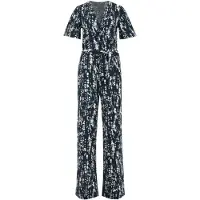 We fashion Jumpsuit marine / wit