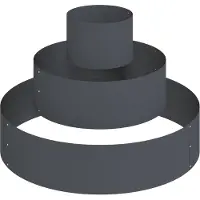 vidaXL Plantenbak Antraciet 90 x 90 x 20 cm Koudgewalst staal