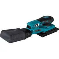 Makita Slijpmachine + polijstmachine, BO 005 CGZ01 Snoerloze vlakschuurmachine 40 V max. 80 x 130 mm 3,0 mm slag Borstelloos + Makpac -... (Excentrische schuurmachine)